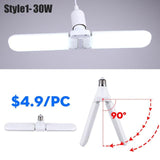 Bulb, E27 LED Pendant Lamp with Folding Blades | 30, 40, 60W