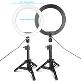 LED Ring Light with 3 Light Modes for Photo/Video