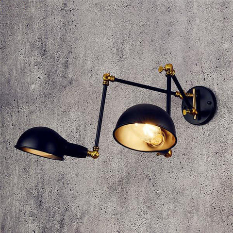 Lámpara de pared industrial de doble cabeza - OCTAVIA