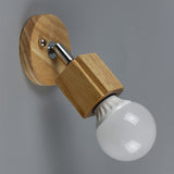 Applique Murale Moderne en Bois LED
