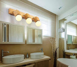 Applique Murale Moderne en Bois LED