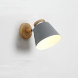 Wooden Colorful LED Wall Lamp