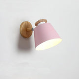 Wooden Colorful LED Wall Lamp