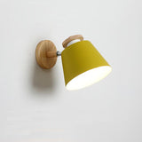 Wooden Colorful LED Wall Lamp