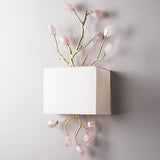 Wall Sconce with Crystal Beads