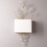Wall Sconce with Crystal Beads