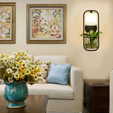 Wall Lamp with Glass Pot for Hydroponic Plants