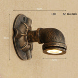 Pipe Tube Wall Sconce