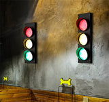 Traffic Light Shaped Wall Sconce
