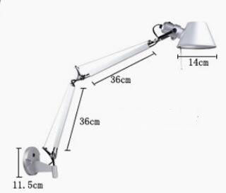 Modern Simple Folding Long Arm Wall Lamp
