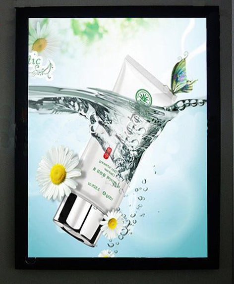 Cadre Photo Publicitaire Lumineux  LED en Aluminium