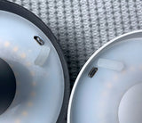 Lampe de Table Rechargeable Design LED Noir et Blanche pour Restaurant - PÉQINO
