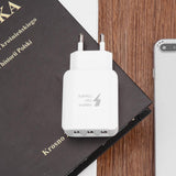 AC DC Mains Fast Charger with 3 USB Ports