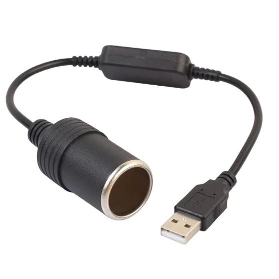 Convertisseur d'adaptateur d'allume-Cigare, Port USB vers câble
