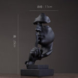 Sculpture Contemporaine évoquant le Silence