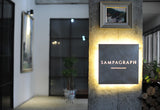 Plaque Lumineuse en Aluminium Découpée au Laser, Personnalisée sur Mesure