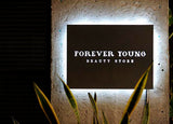 Plaque Lumineuse en Aluminium Découpée au Laser, Personnalisée sur Mesure