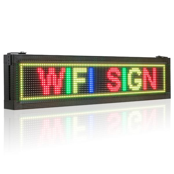 Panneau à Message Défilant Programmable Étanche 104 cm, Wifi/USB, Android & iOS