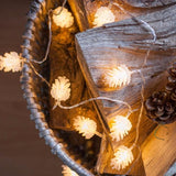 Guirlande Pomme De Pin Nature 20LED 3.3M Batterie
