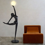 Sculpture Lumineuse, Lampe sur Pied de Danseuse pour Salon - SURYA