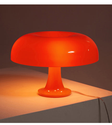 Lampe Champignon Orange ou Blanche