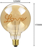 Decorative LED Light Bulbs LOVE, Heart, Dimmable Dimmable 220V
