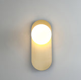 Applique Murale Minimaliste Luxe avec Globe en Verre - ZINEB