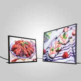 Panneau Publicitaire Lumineux A3 pour Carte, Menu, Fast Food, Salons
