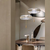 Suspension Design en Verre Ronde pour Salle à Manger, Chambre - DUNE