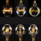 Decorative LED Light Bulbs LOVE, Heart, Dimmable Dimmable 220V