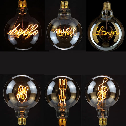 Decorative LED Light Bulbs LOVE, Heart, Dimmable Dimmable 220V