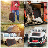 Kit de panel solar plegable monocristalino de 18V 80W