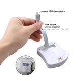 Lampe LED pour WC avec Capteur de Mouvement et Capteur PIR - 8 couleurs