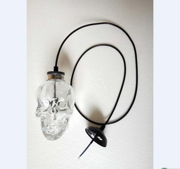 Suspensions LED Originales en Forme de Crâne