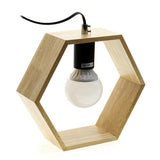 Lámpara de escritorio de madera