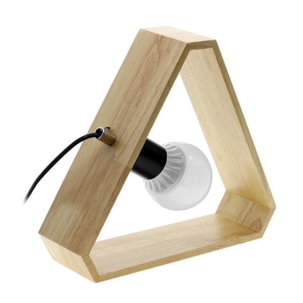 Lámpara de escritorio de madera
