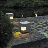Lámpara de jardín impermeable simple