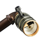 Lampe de Table Industrielle E27 Pipe à Eau