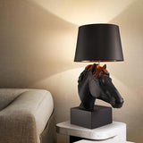 Lampe de table Abat jour blanc noir en tissu Shop Online