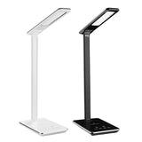 Lampe de table LED Pliable avec Base De Charge pour Téléphone Sans Fil Shop Online Blanc et Noir