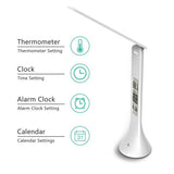 Lampe de Bureau Tactile dimmable à DEL avec alarme et thermomètre