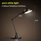 Lampe de bureau Industrielle Réglable Interieur Metal Vintage de Table Shop Online