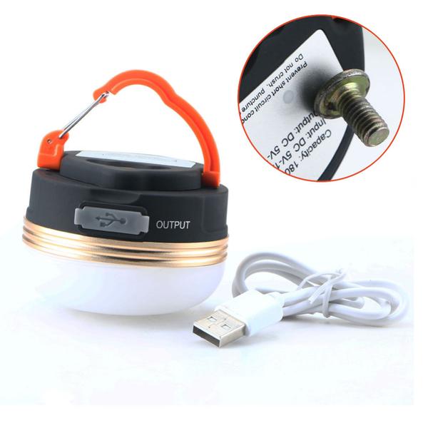 Acheter Ampoule LED rechargeable par USB, 80W, pour Camping en