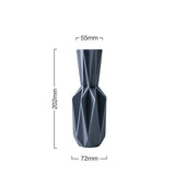 Vase en Origami de Style Nordique Moderne