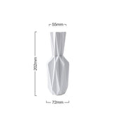 Vase en Origami de Style Nordique Moderne