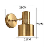 Suspension Cylindrique Mini Moderne Dorée - ALIOR