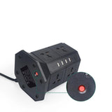 Regleta 8/12 tomas con carga USB enchufe europeo