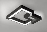 Plafonnier Géométrique Moderne LED P730 Blanc cassé