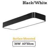 Plafonnier Moderne Rectangulaire LED 110V 220V
