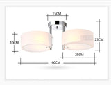 Plafonnier Moderne en Rond à une ou plusieurs Lampes E27 LED